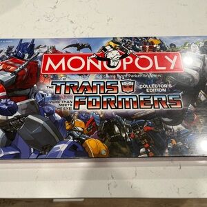 NEW Transformers Monopoly Collectors Edition Factory Sealed‎ Parker Brothers
